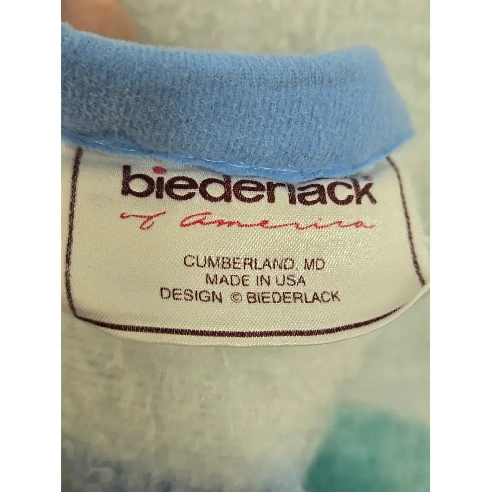 BIEDERLACK of America Vintage Cottage/Granny Core Blanket Size 72x52